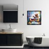 Stupell Industries Happy Bear in Bathtub, 25" x 25" - 2 of 4