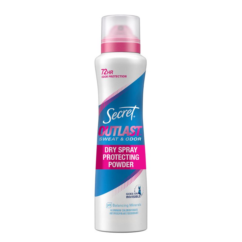 Secret Outlast Dry Spray Antiperspirant Deodorant for Women - 4.1oz, 1 of 11