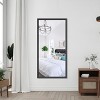 Okak Modern Rectangle Bathroom Mirror with Wide Frame, Large Hanging Mirror, Vanity Mirror for Bathroom, Bedroom, Living Room - 3 of 4