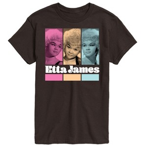 Men's - Etta James - Portrait Grid Short Sleeve Graphic T-Shirt - 1 of 4