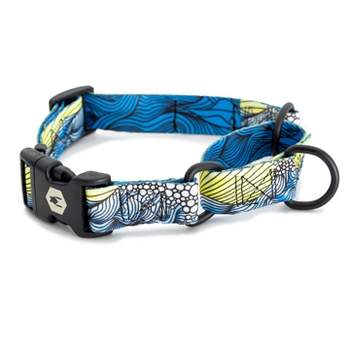 Wolfgang Premium Martingale Dog Collar for Larege to Extra Large Dogs, Made in USA, DawnPatrol Print, Size XL (1 Inch x 22-29)