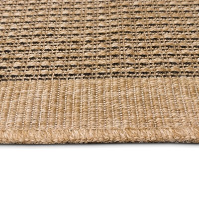 Natural Flatwoven Synthetic Indoor/Outdoor Rug