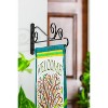 Evergreen Swirl Wall-Mount Garden Flag Hanger- 15.5x6 in Garden and House Flag Accessories - 4 of 4