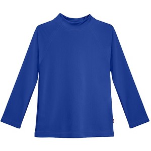 City Threads USA-Made Recycled Nylon Girls UPF 50+ Long Sleeve Rashguard - 1 of 4