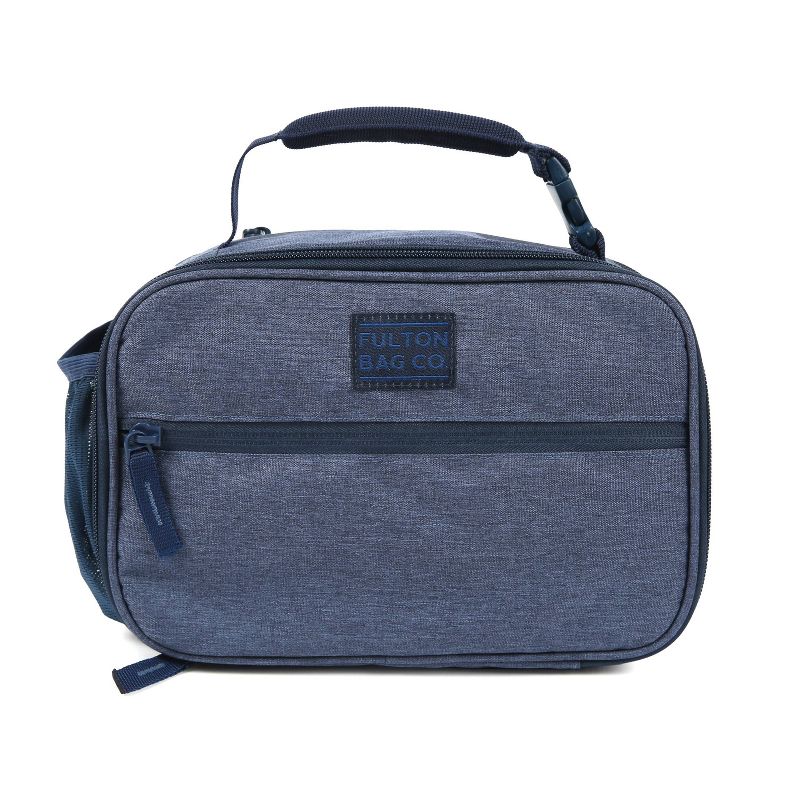Fulton Bag Co. Expandable Slim Lunch Box - Navy Peony, 1 of 10