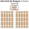 Big Dot of Happiness Happy Grandparents Day Mini Candy Bar Wrappers, Round Candy & Circle Stickers - Grandma & Grandpa Party Favor Sticker Kit 304 Pc - 3 of 4