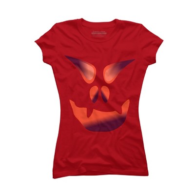 Junior's Design By Humans Halloween Monster By LamaStar T-Shirt