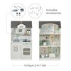Teamson Kids Little Chef Charlotte All-in-One Modern Modular Pretend Play Kitchen with Accessories, Ice Dispenser, Oven, Microwave, Pink/Gold - 3 of 4