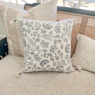 Jacobean Square Throw Pillow - Threshold™ : Target