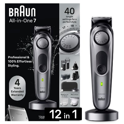 Braun Series 7 AiO7440 Rechargeable 12-in-1 Body, Beard & Hair Trimmer
