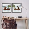 Stupell Industries Woodland Animals on Canoes, 24" x 24" - 2 of 4