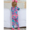 RuffleButts Baby Girls Viscose from Bamboo Ruffle One Piece Footie Pajama - 4 of 4
