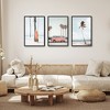 Americanflat 16" x 24" Poster Frame in Black - Set of 3 - 16x24 Frame with Slimline Molding, Plexiglass Cover - 4 of 4