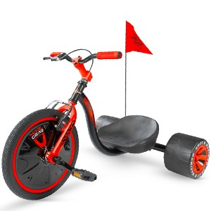 Drift Trike for Kids Ages 5+ with Adjustable Seat and Big 16" Front Wheel – Madd Gear Ride-On - 1 of 4