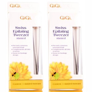 Gigi Swiss Epilating Tweezer - Slanted (PACK OF 2) - 1 of 4