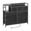 9 Drawers Dresser for Bedroom, Chest of Drawers with Fabric Bins, TV Stand Furniture, Clothing Storage Organizer for Living Room Hallway Bedroom - 2 of 4