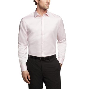 Calvin Klein Mens Refined Cotton Button Down Dress Shirt - 1 of 1