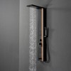 BWE 2-Jet Rainfall Shower Panel System with Rainfall Waterfall Shower Head and Shower Wand - 3 of 4