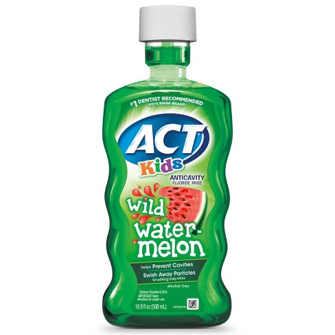 ACT Kids Wild Watermelon Anticavity Fluoride Rinse - 16.9 fl oz - image 1 of 4
