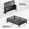 Under Bed Storage with Wheels, Tool-Free Assembly Metal Roll-Out Drawers for Shoes, Clothes & Blankets, Space-Saving Organizer - 2 of 4