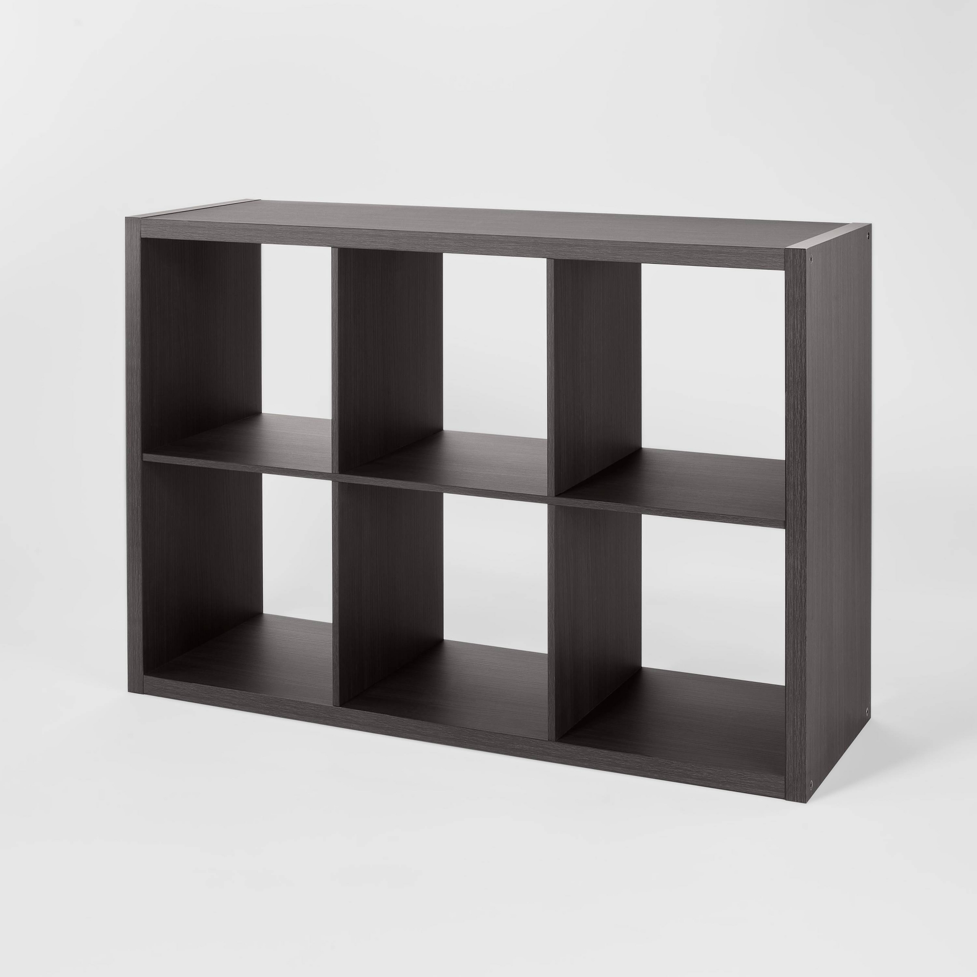 13'' 6 Cube Organizer Black Oak - Brightroom™