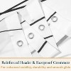 LunaLulinlk Weighted-Hem Fabric Bathroom Curtain - 2 of 4