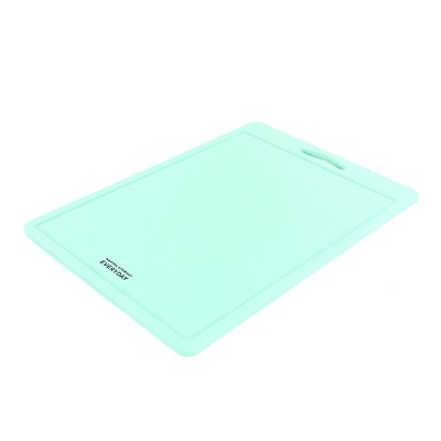 Gibson 18x13 Inch Plastic Cutting Board in Blue
