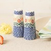 Blue Rose Polish Pottery Manufaktura Salt & Pepper Shakers - 3 of 4