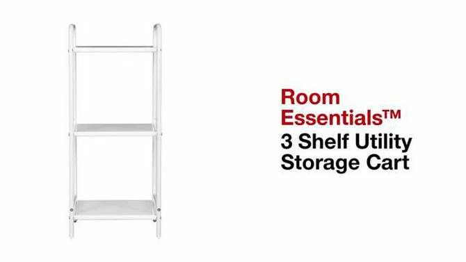 3 Shelf Utility Storage Cart - Room Essentials&#153;, 2 of 12, play video