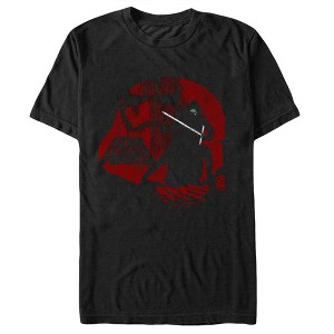 Men's Star Wars The Force Awakens Kylo Ren Lightsaber Stance T-Shirt - 1 of 4