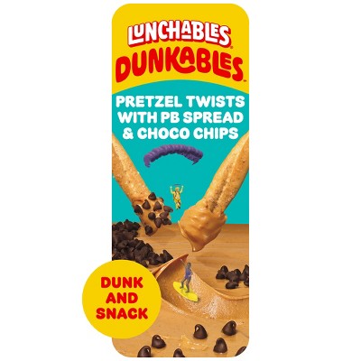 Lunchables Dunkables Pretzel with Peanut Butter and Chocolate Chips - 2oz