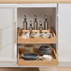 VEVOR 2 Tier Pull Out Cabinet Organizer, 20"W x 21"D Cabinet Drawer, Soft Close Slide out Shelf, Heavy-Duty Sliding Wood Drawer - 2 of 4