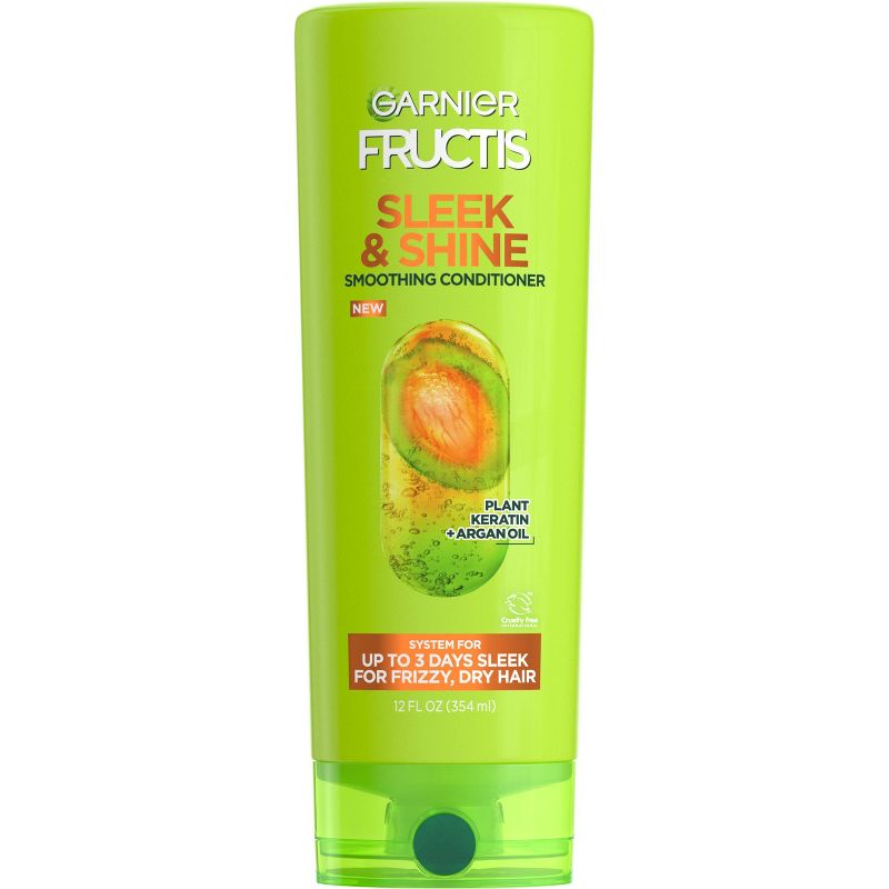 Garnier Fructis Sleek & Shine Smoothing Conditioner for Frizzy Hair, 1 of 7