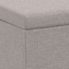 NicBex Modern Ottoman with Storage Design, Ottoman Foot Rest with Stitching Detail and Large Storage Space for Bedroom, Living Room, Gray - 4 of 4