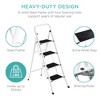 Best Choice Products 4-Step Portable Folding Steel Ladder w/ Hand Rail, Wide Platform Steps, 330lbs Capacity - image 3 of 4
