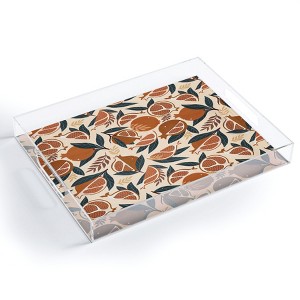 Avenie Pomegranate Terracotta Acrylic Tray - Deny Designs - 1 of 4