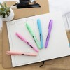 BAZIC Products® Pen Style Highlighter with Pocket Clip, Pastel, 5 Per Pack, 12 Packs - 3 of 4