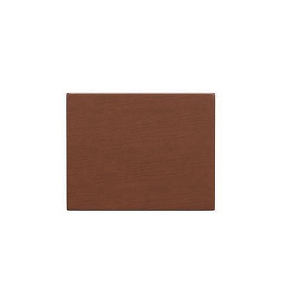Brown Hardwood Folding Occasional Table with 4-Point Legs