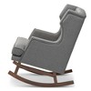 Iona Mid-Century Retro Modern Wingback Rocking Chair: Nursery & Indoor Use - Baxton Studio - 3 of 4