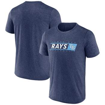 MLB Tampa Bay Rays Boys' Pinstripe V-Neck T-Shirt - XL 1 ct