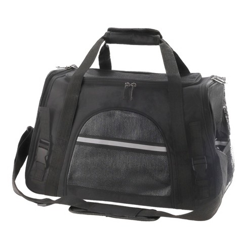 Unique Bargains Dog Carrier Cat Carrier Black 1 Pc