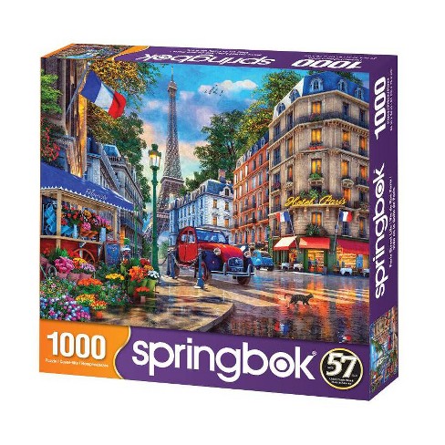 Springbok Paris Street Life Jigsaw Puzzle - 1000pc