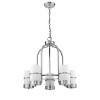 Chloe Lighting Penelope Contemporary 5 Light Brushed Nickel Mini Chandelier 22" Wide - 2 of 3