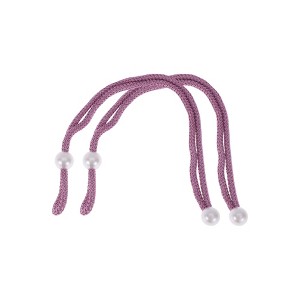 Unique Bargains Faux Pearl Curtain Tie Polyester 2 Pcs - 1 of 4