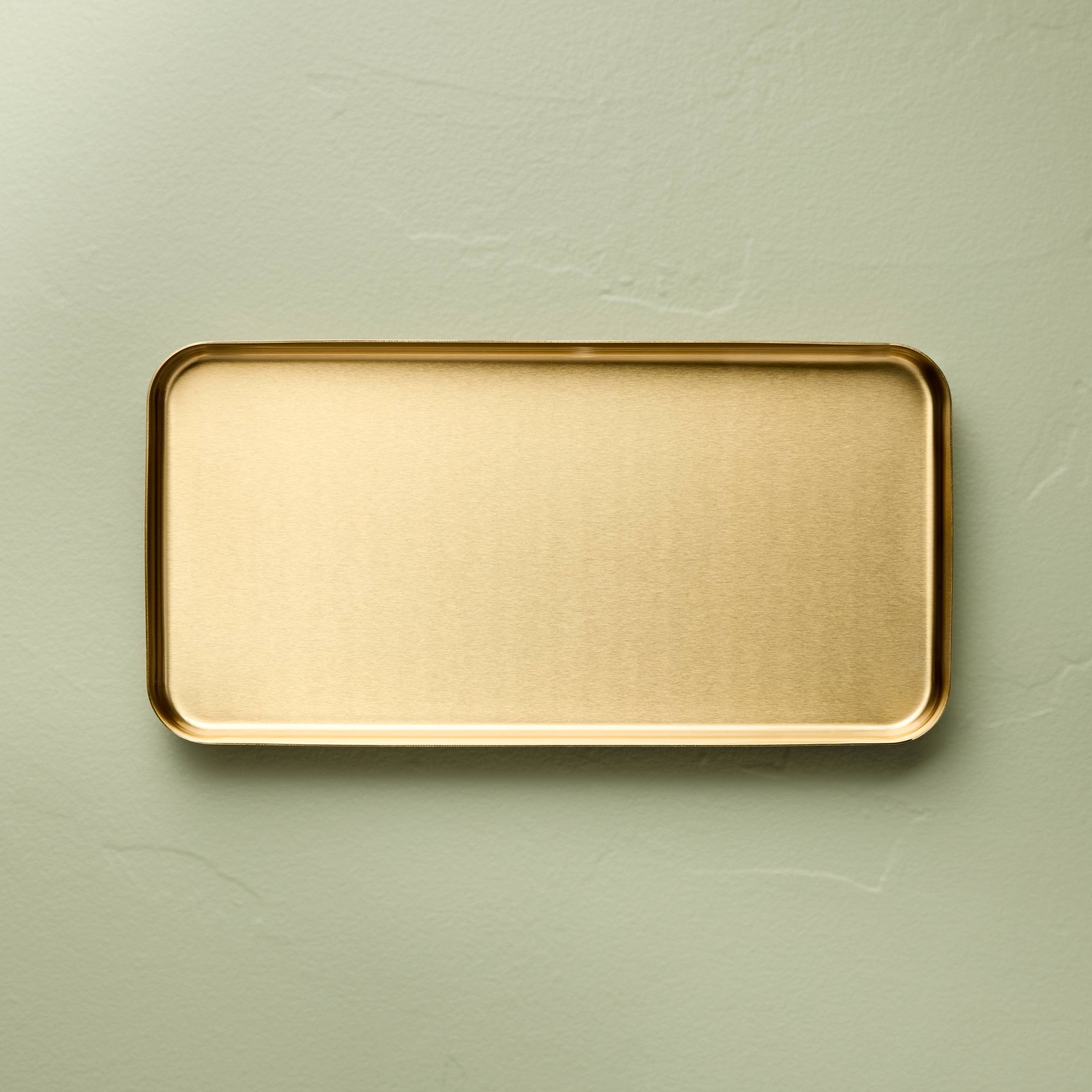 Bath Counter Tray Brass - Hearth & Hand™ with Magnolia