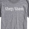 Men's - Instant Message - They Them Pronouns Short Sleeve Graphic T-Shirt - 2 of 4