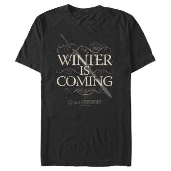 Men's Game of Thrones Winter is Coming Sword T-Shirt
