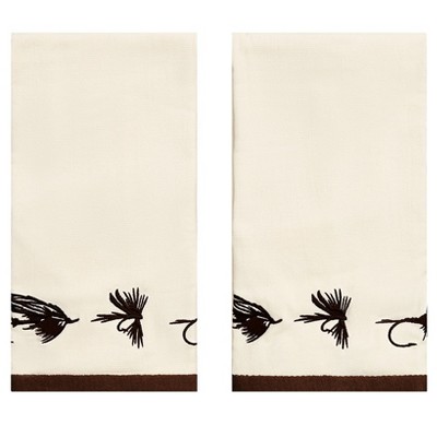Fly Fishing Set of 2 Hand Towels