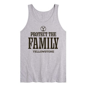 Men's - Yellowstone - We Are Family Y Brand Graphic Tank Top - 1 of 3
