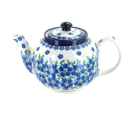 Blue Rose Polish Pottery Kalina Medium Teapot